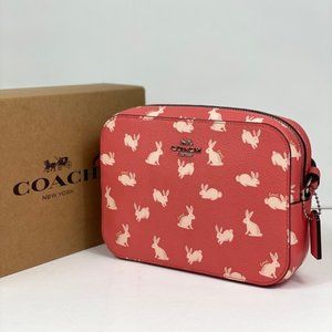 NWT Coach Mini Camera Crossbody Rabbit Bunny